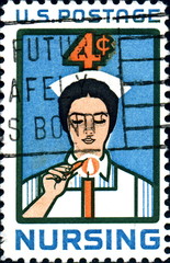 Nursing. US Postage.