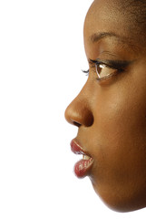 profil d'une jeune femme africaine © Freddy Smeets