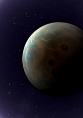 Obraz na płótnie Canvas planety z gwiazdami
