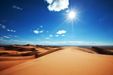 Fototapete Sandige Wüste Dünen