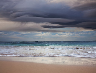 Sea in storm