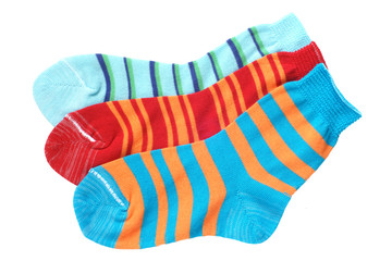 Child's striped socks