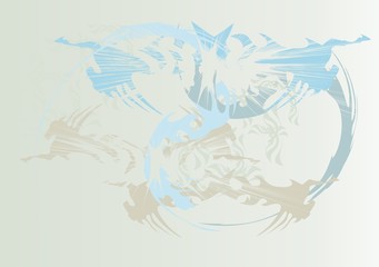 Abstract background is forces of nature