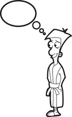 мужчина и говорит пузырь