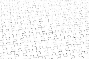 ジグソーパズル　白