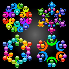 Set of vector design elements32