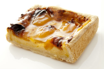 Part de gateau aux abricots