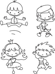 Симпатичные счастливые дети