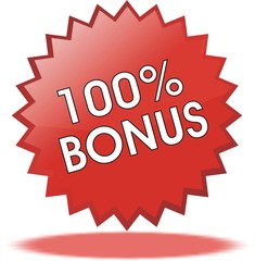 étiquette 100% bonus