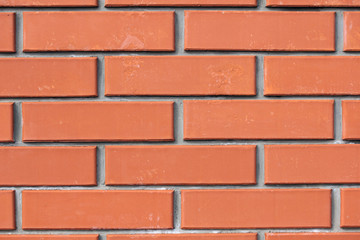 Red brick wall