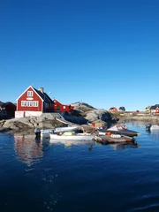 Foto op Plexiglas Arctica Oqaatsut vissersdorp.
