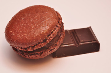 Macaron au chocolat