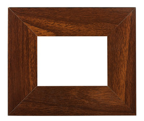 Brown wooden frame