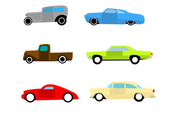 Hot rod color cars