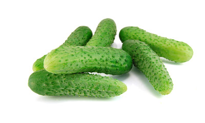 cucumber isolated on a white background
