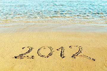 New Year concept - the inscription 