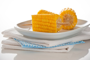Sweet corn on a skewer