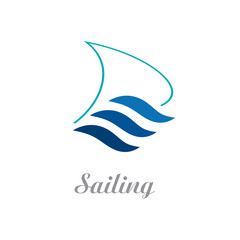 Logo sailing # Vector