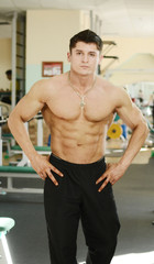 Obraz premium muscular male