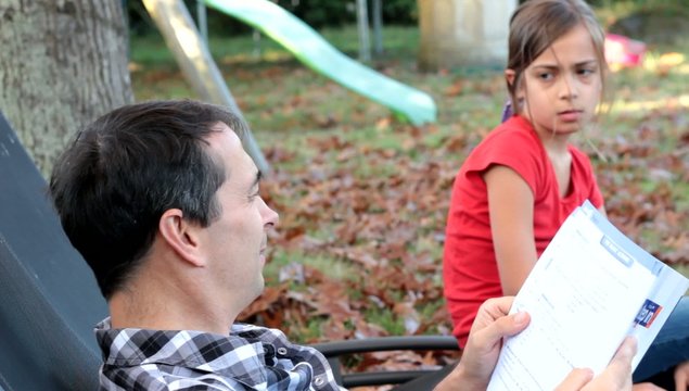 r&eacute;viser ses le&ccedil;ons avec son p&egrave;re