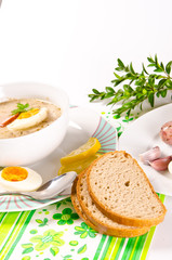 Zurek  ist eine herzhafte Polnische Suppe