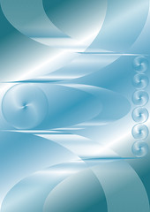 Abstract blue background with place for your text