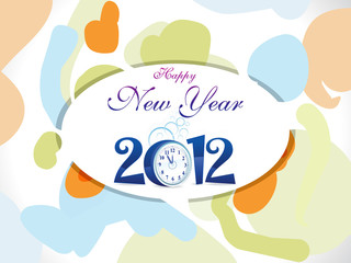abstract new year background