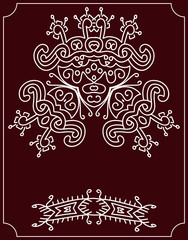 Folk Motif Desgin wall painting