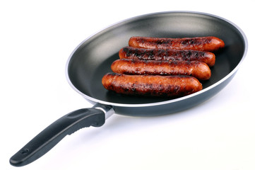 Saucisses à la poêle