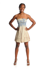 Athletic Woman in Dress