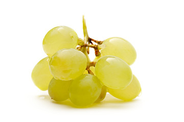Grapes isolated on the white background