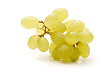 Grapes isolated on the white background