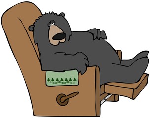 Obraz premium Hibernating Bear