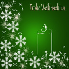 Weihnachtsstimmung mit Kerzenschein