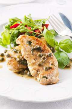 H&auml;hnchen  Piccata