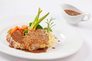 Grilled steak