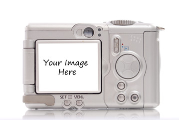 Camera with Space for Custom Image