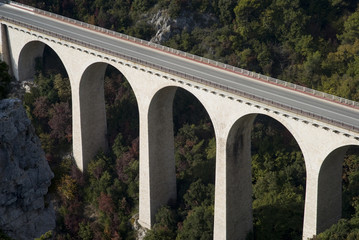 Viaduct in Alps