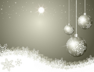 christmas sky silver