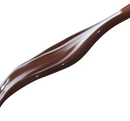 pouring chocolate