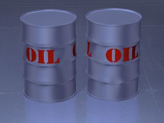 Oil barrel 3d