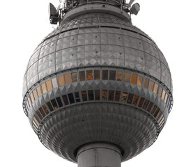 detail of the Fernsehturm Berlin