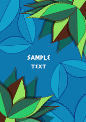 Agave vector background