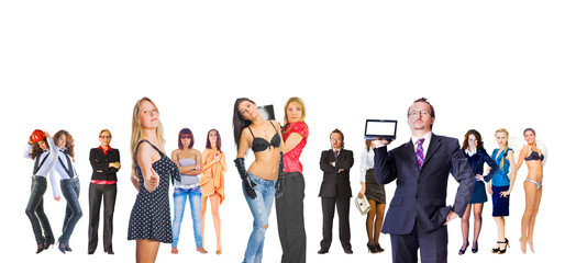 Obraz premium Concept Situations Groups