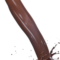 pouring chocolate