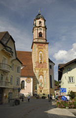 Kirche in Mittenwald im Allgäu