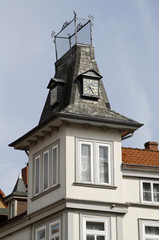 Fototapeta na wymiar Interessante Dachkrönung in Celle