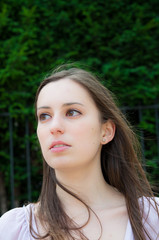 Fototapeta premium thinking woman