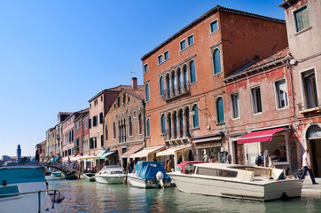 Fototapeta na wymiar Canal in Venice, Italy