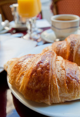 coffee and croissants